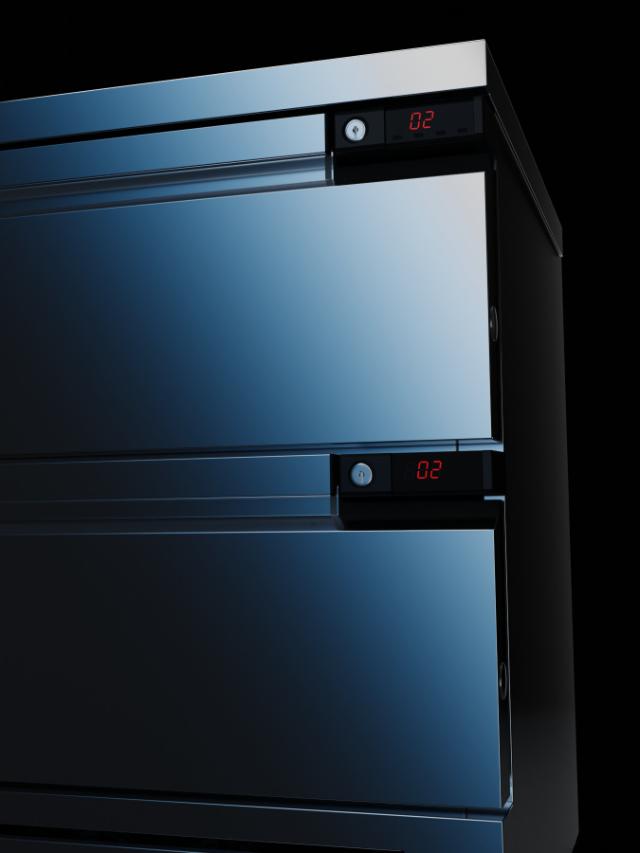 abstract close up of FlexDrawer counter