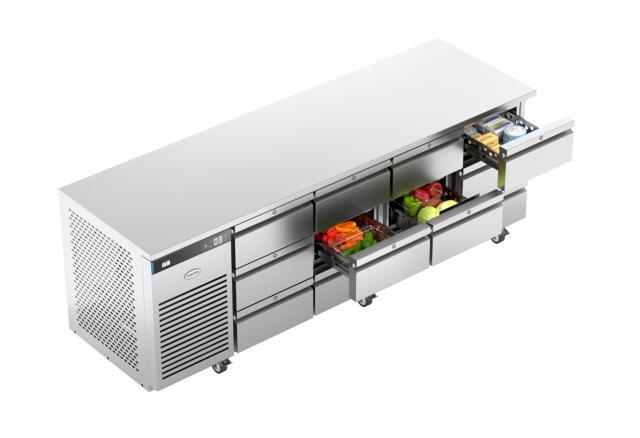 EP1/4H: 585 Ltr Counter Refrigerator 