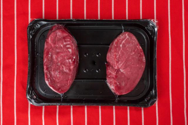 two beef steak