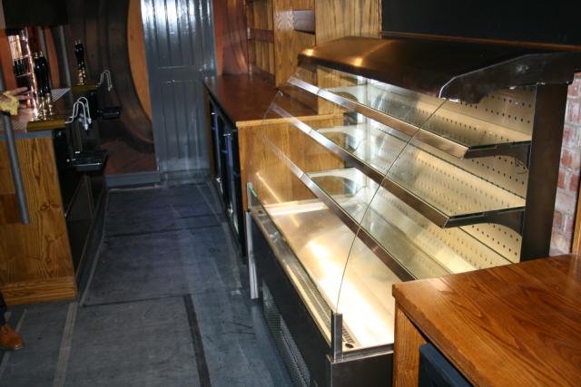 display chiller in bar environment