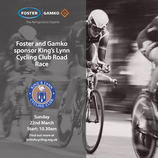 Foster and Gamko sponsor King’s Lynn Cycling Club event