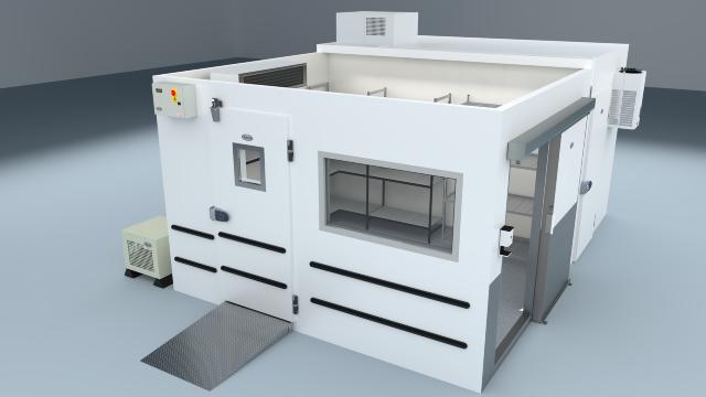 3D model of a Bespoke coldroom