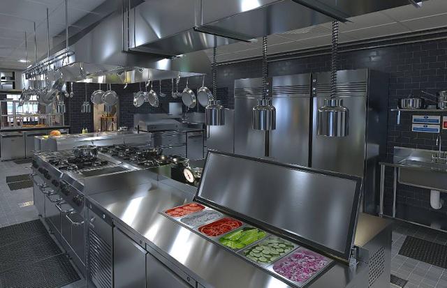 Commercial kitchen in Foster's showroom