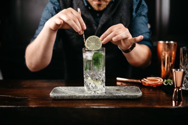 a cocktail is made