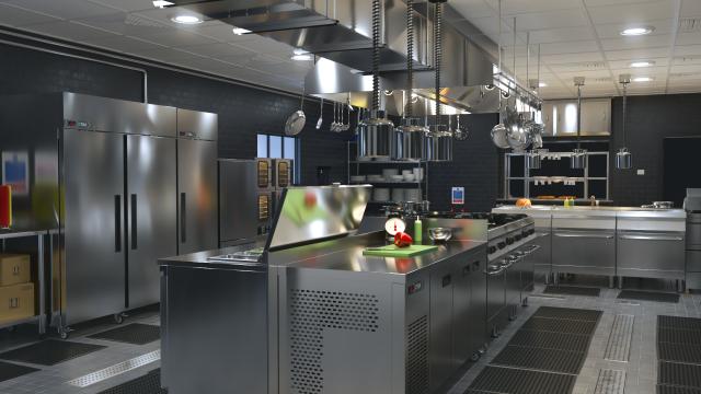 Blick in eine Küche aus dem interaktiven Showroom