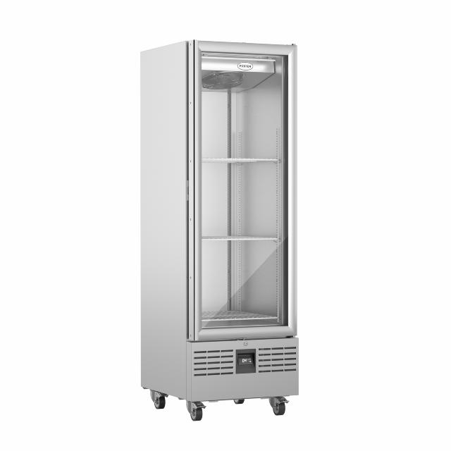 FSL400G: 400 Ltr Slimline koelkast met glasdeur